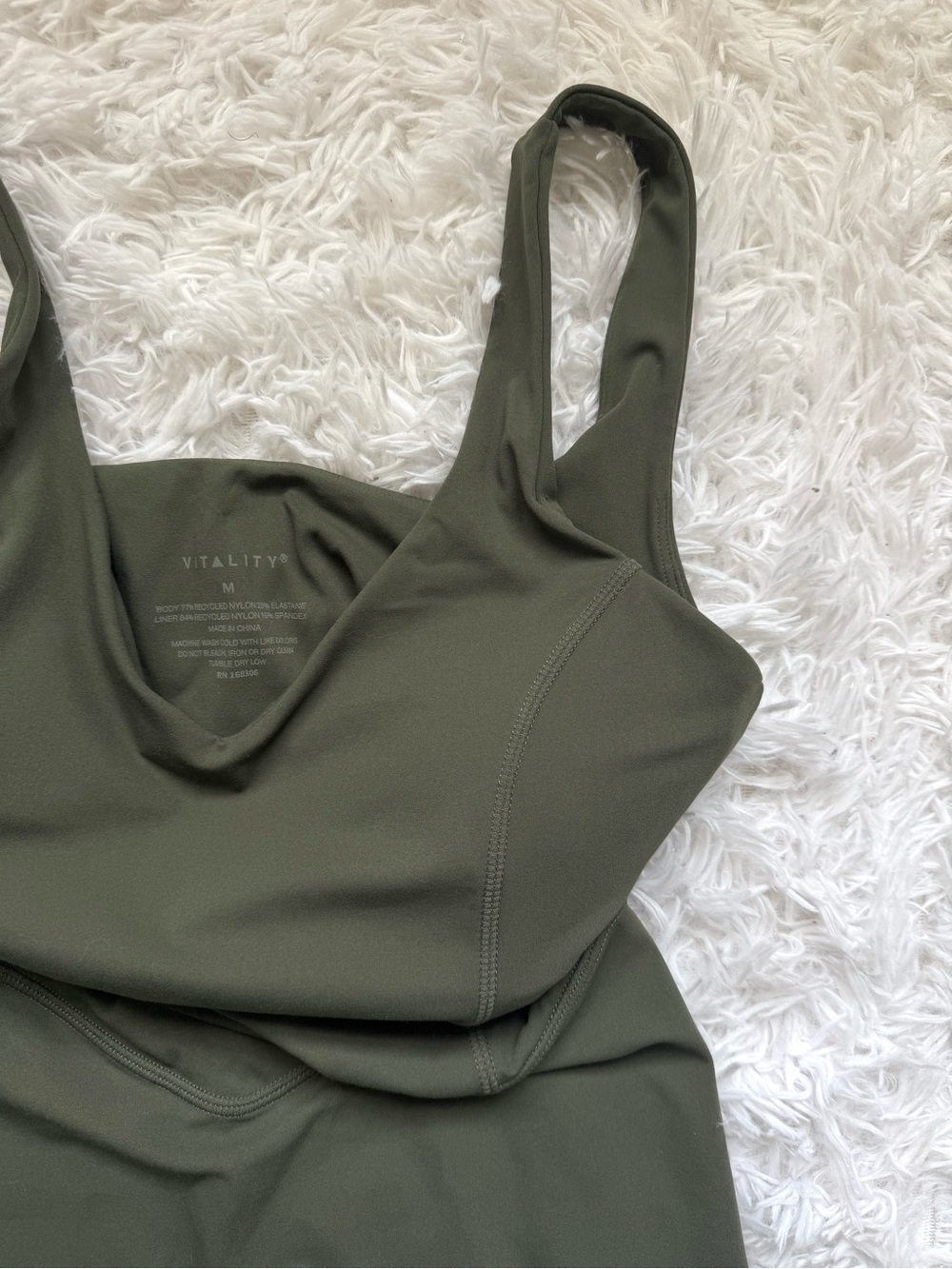 Women's Olive Green Cloud II Jumpsuit - Picture 3 of 6
